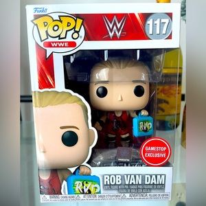 Rob Van Dam #117 Funko Pop INCLUDES COLLECTOR’S PIN